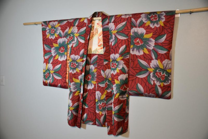 Japanese Vintage Meisen (Silk Ikat) Haori Jacket - Image 4