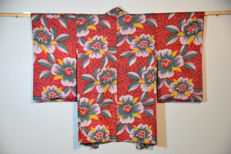 Japanese Vintage Meisen (Silk Ikat) Haori Jacket - Image 3