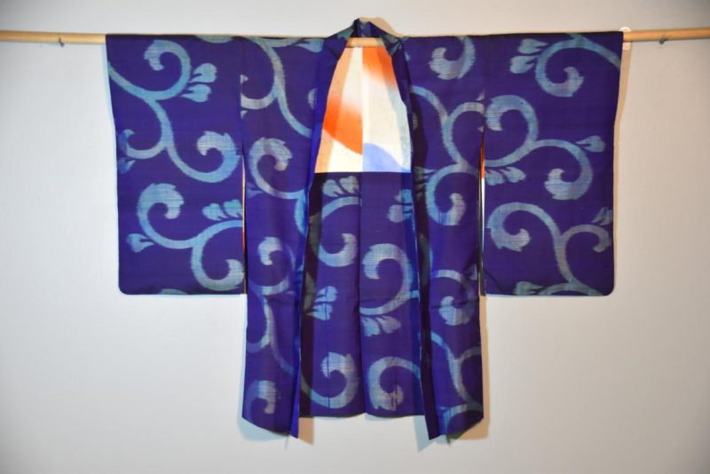 Japanese Vintage Meisen (Silk Ikat) Haori Jacket - Image 2