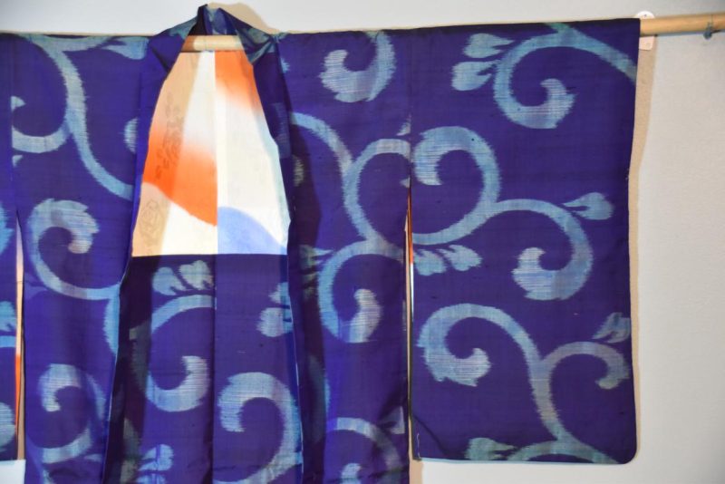 Japanese Vintage Meisen (Silk Ikat) Haori Jacket - Image 7