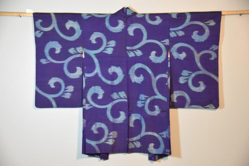 Japanese Vintage Meisen (Silk Ikat) Haori Jacket - Image 3