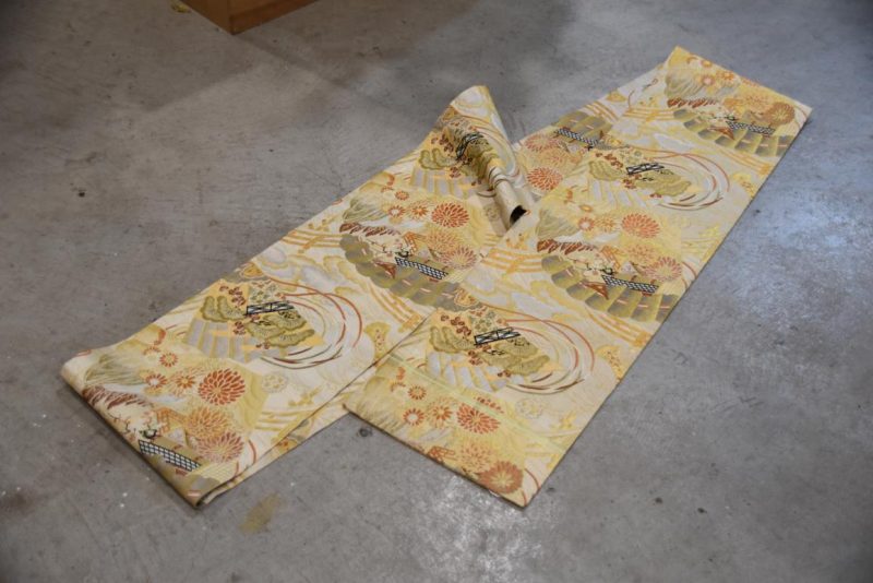 Vintage Maru Obi Sash Table Runner Width:4000mm - Image 4