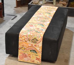 Vintage Maru Obi Sash Table Runner Width:4000mm