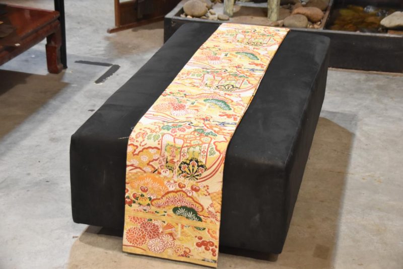 Vintage Maru Obi Sash Table Runner Width:4000mm