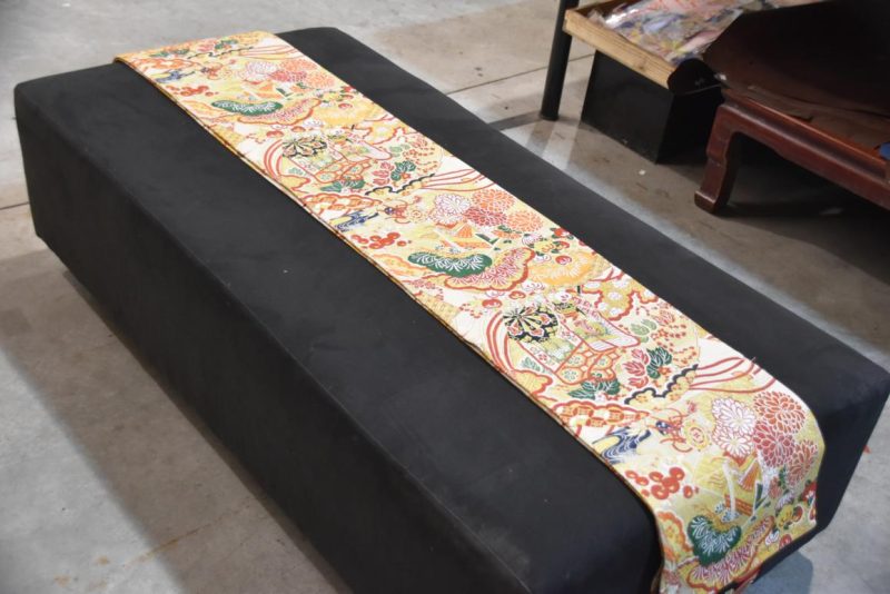 Vintage Maru Obi Sash Table Runner Width:4000mm - Image 5