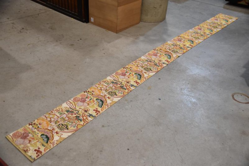 Vintage Maru Obi Sash Table Runner Width:4000mm - Image 4