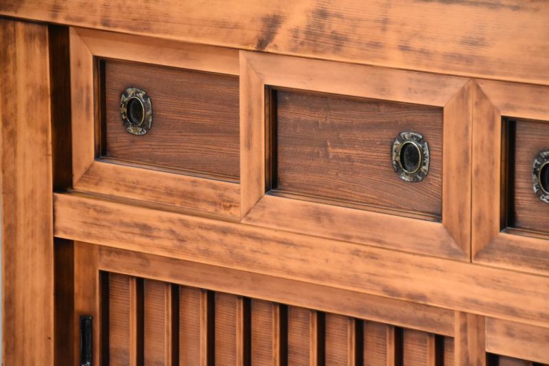 Antique Japanese Sideboard Width:1610mm - Image 9