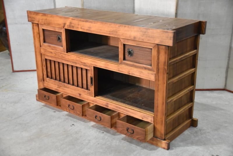 Antique Japanese Sideboard Width:1610mm - Image 7