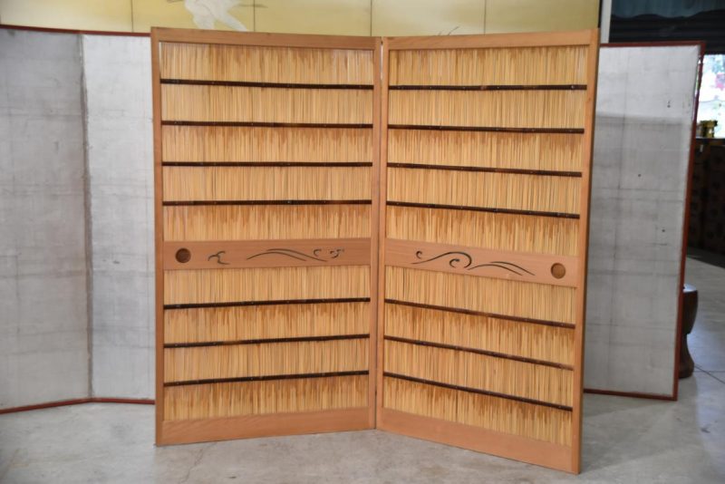 Japanese Reed Grass 2 Panel Screen Width:1940 mm's - Image 8