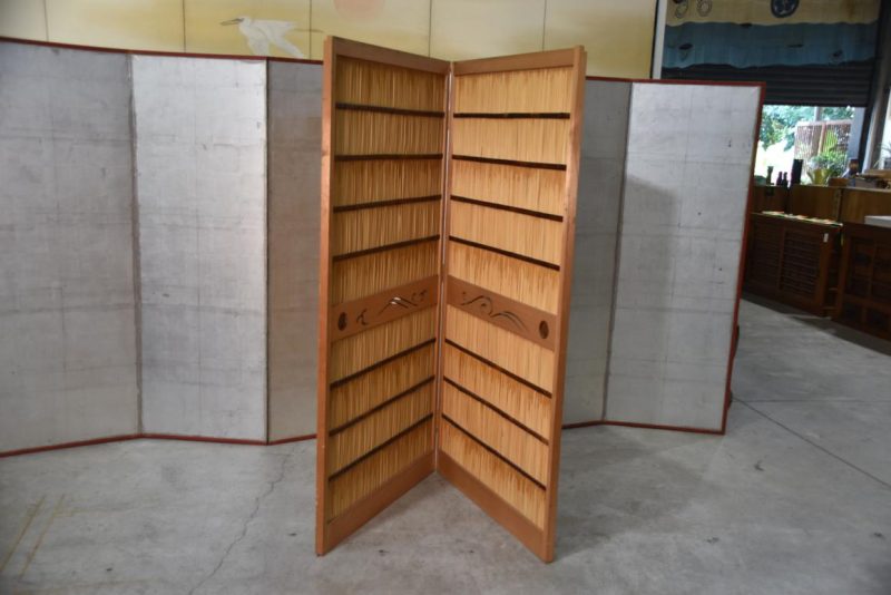 Japanese Reed Grass 2 Panel Screen Width:1940 mm's - Image 4