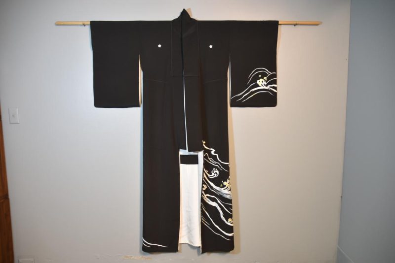 Japanese Vintage Silk Kimono - Image 5