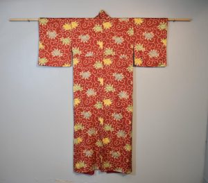 Japanese Vintage Silk Kimono