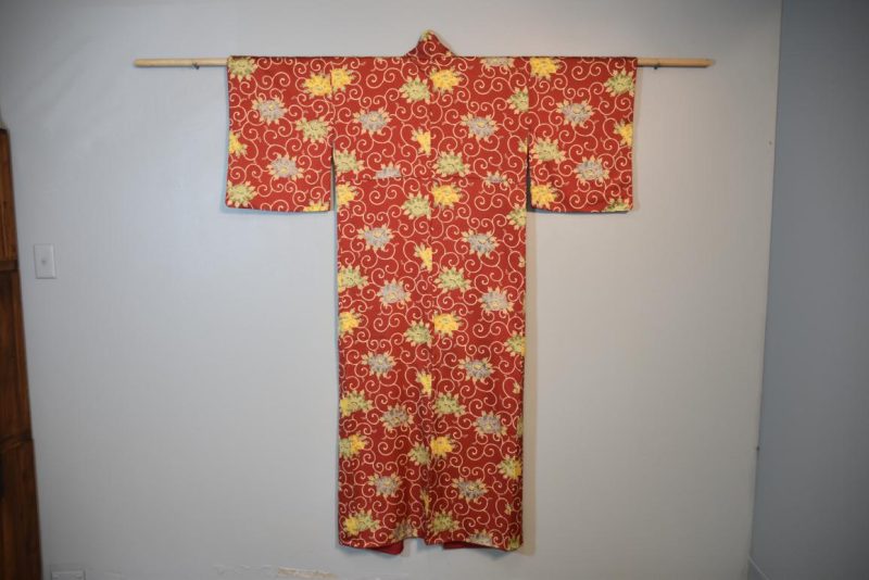 Japanese Vintage Silk Kimono