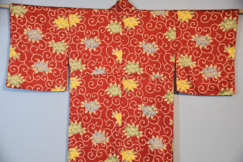 Japanese Vintage Silk Kimono - Image 2
