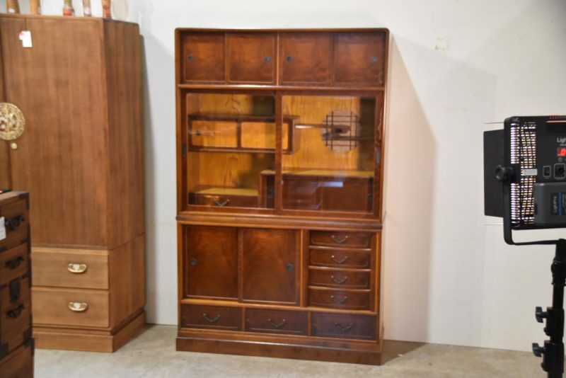 Japanese Chadansu Tea Storage and Display Chest Width:1070mm