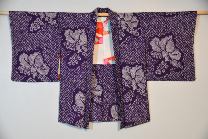 Japanese Silk Shibori Haori - Image 5