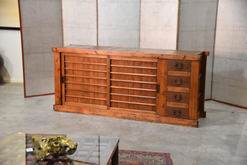 Antique Japanese Mizuya Sideboard Width:1865mm