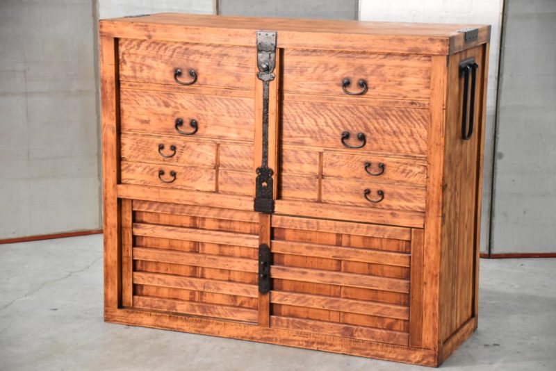 Rare Japanese Antique Merchant Chest Width:1210mm - Image 2