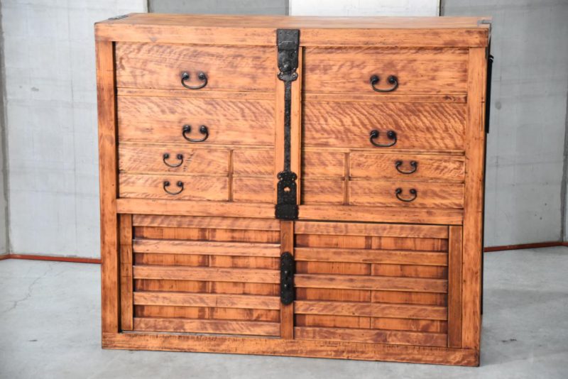 Rare Japanese Antique Merchant Chest Width:1210mm - Image 18