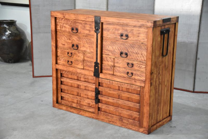 Rare Japanese Antique Merchant Chest Width:1210mm - Image 17