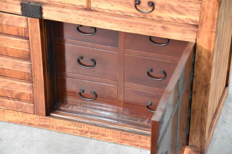 Rare Japanese Antique Merchant Chest Width:1210mm - Image 12