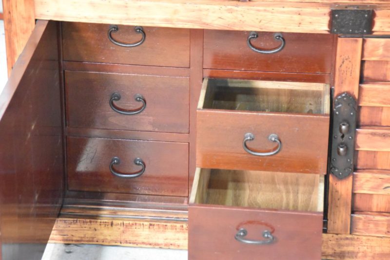 Rare Japanese Antique Merchant Chest Width:1210mm - Image 10