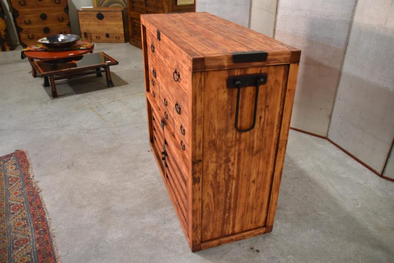 Rare Japanese Antique Merchant Chest Width:1210mm - Image 9
