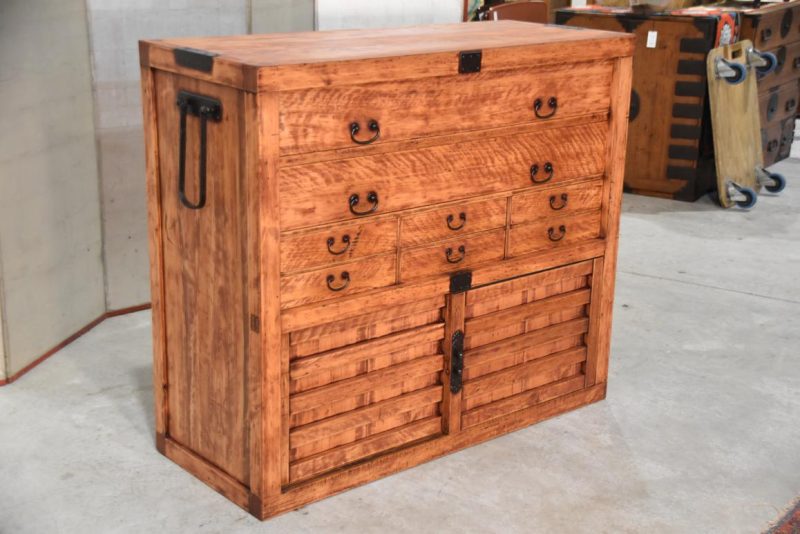 Rare Japanese Antique Merchant Chest Width:1210mm - Image 4