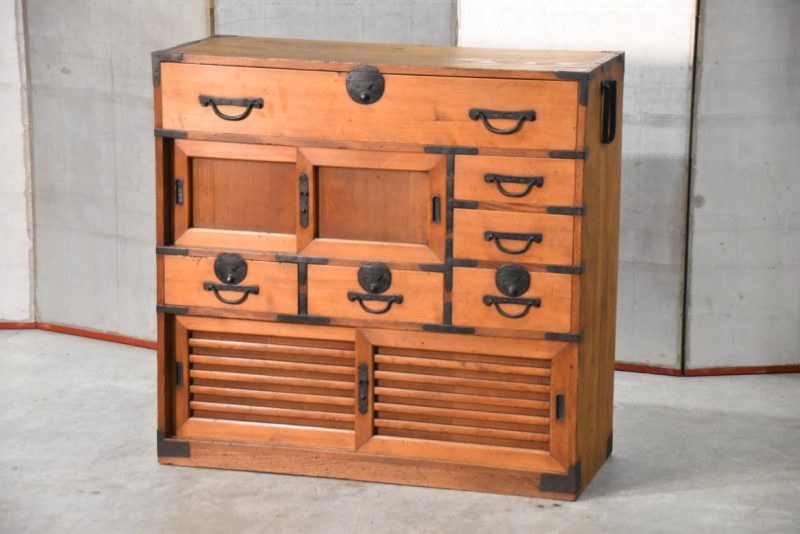 Japanese Antique Merchant Chest Width:910mm - Image 12