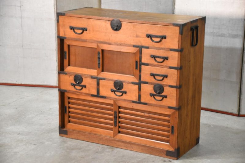 Japanese Antique Merchant Chest Width:910mm - Image 10