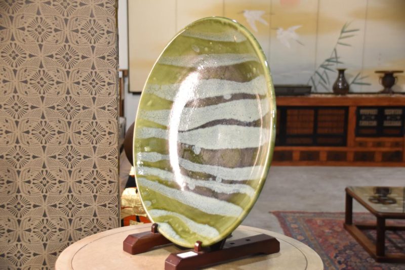 Mashiko Pottery Plate Width:530mm - Image 8