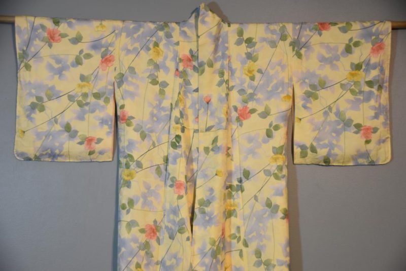 Japanese Vintage Silk Kimono - Image 6