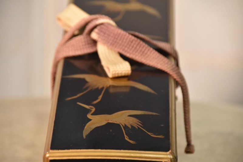 Japanese Maki-E Lacquer Box Length:410 - Image 8