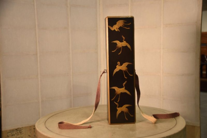 Japanese Maki-E Lacquer Box Length:410 - Image 11