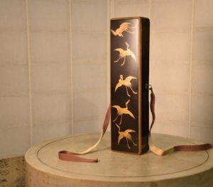 Japanese Maki-E Lacquer Box Length:410