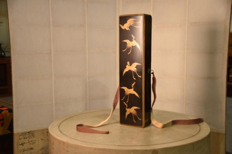 Japanese Maki-E Lacquer Box Length:410