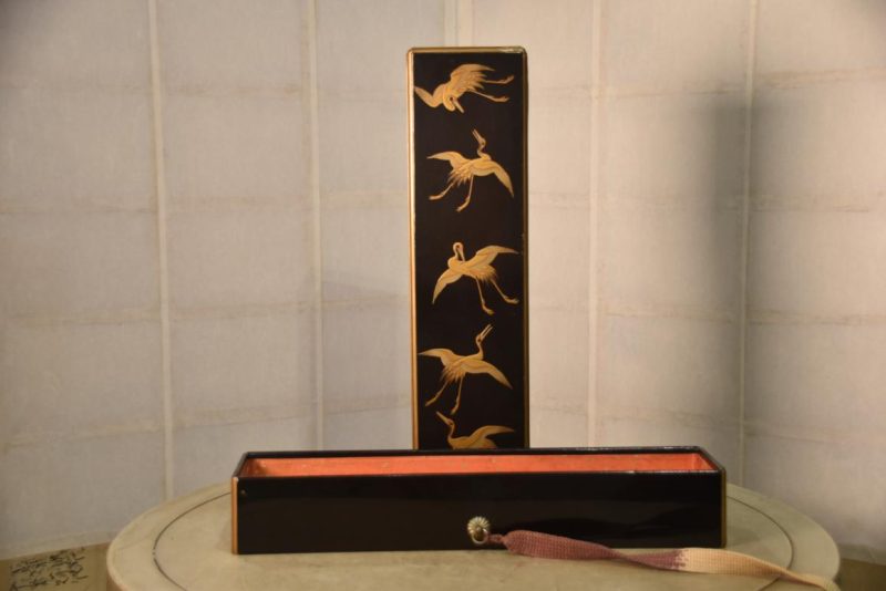 Japanese Maki-E Lacquer Box Length:410 - Image 6