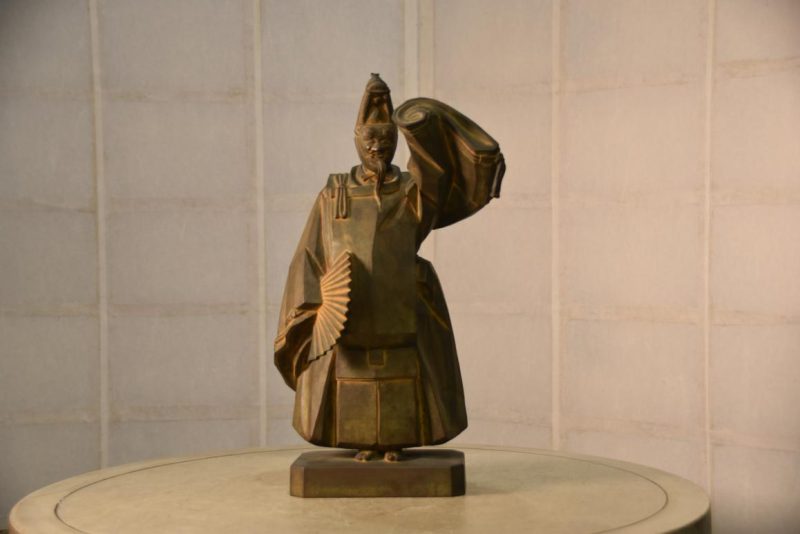 Japanese Bronze Noh Player