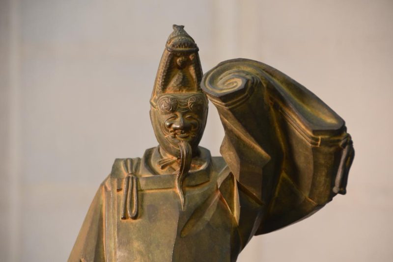 Japanese Bronze Noh Player - Image 3