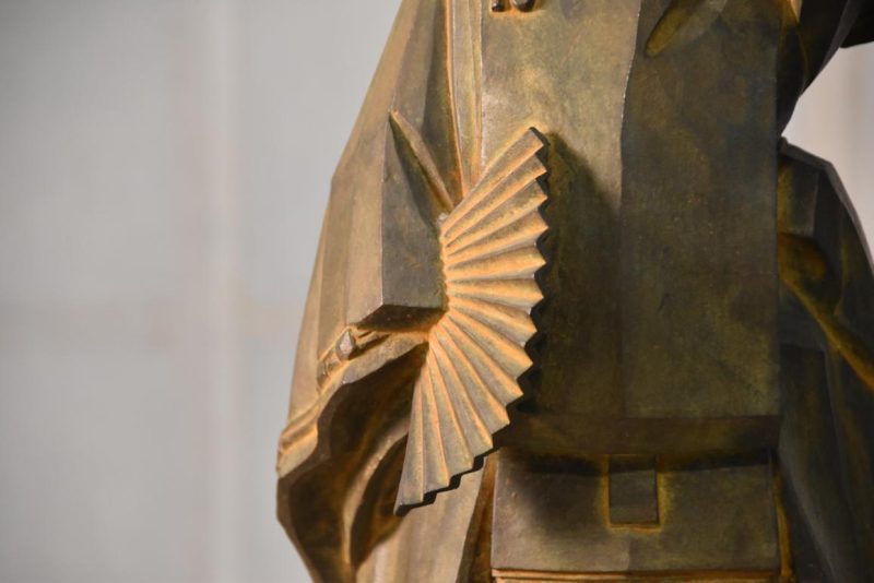 Japanese Bronze Noh Player - Image 12