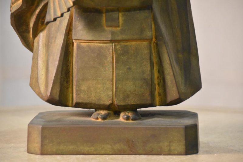 Japanese Bronze Noh Player - Image 6