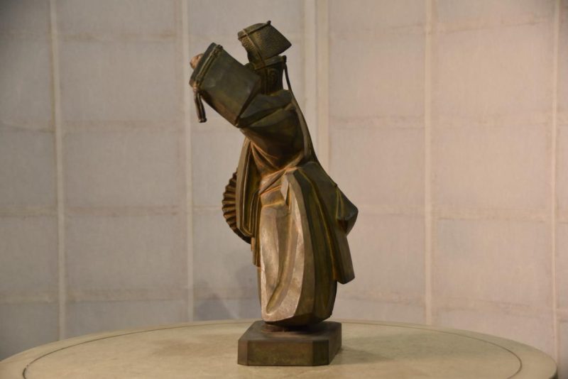 Japanese Bronze Noh Player - Image 4