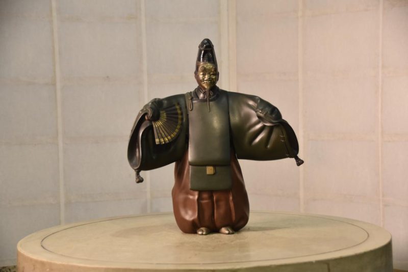 Japanese Bronze Noh Player