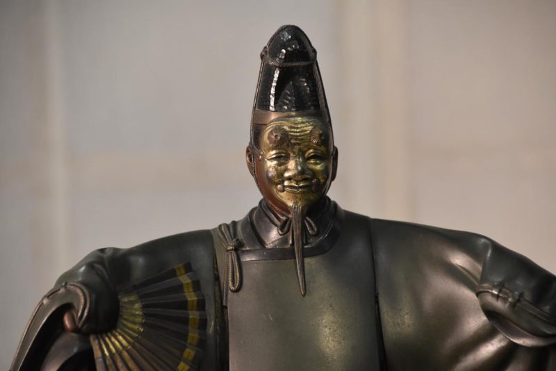 Japanese Bronze Noh Player - Image 3