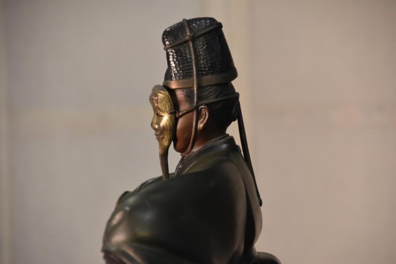 Japanese Bronze Noh Player - Image 4