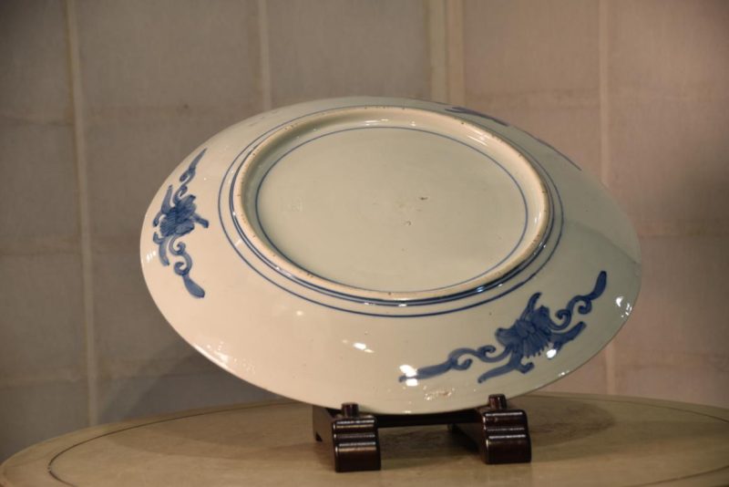Japanese Imari Ware Porcelain Plate Width:400mm - Image 7