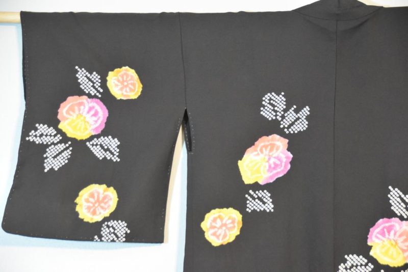 Japanese Vintage Silk Haori Jacket - Image 2