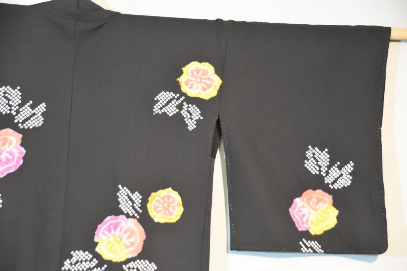 Japanese Vintage Silk Haori Jacket - Image 9
