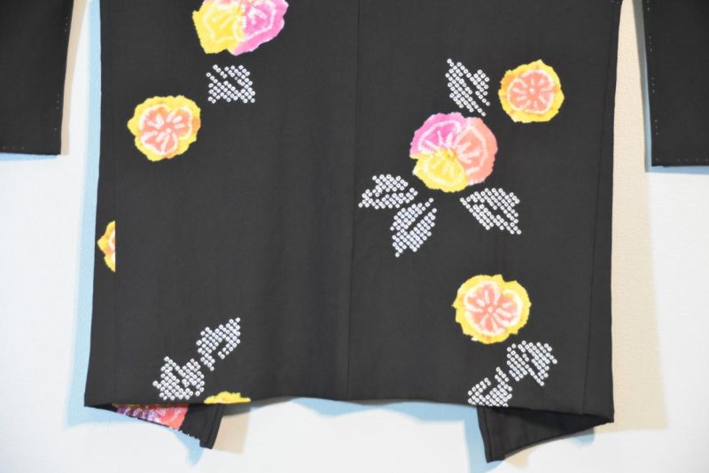 Japanese Vintage Silk Haori Jacket - Image 8