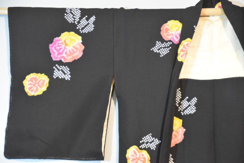 Japanese Vintage Silk Haori Jacket - Image 6